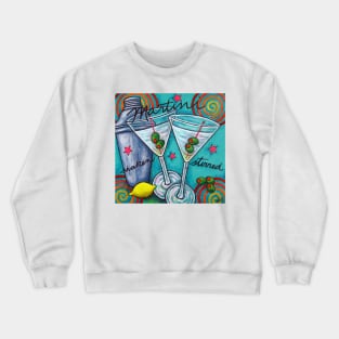 Retro Martini Crewneck Sweatshirt